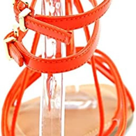 New GUESS Factory Mannie Gladiator Flat Sandals - Picture 6 of 11